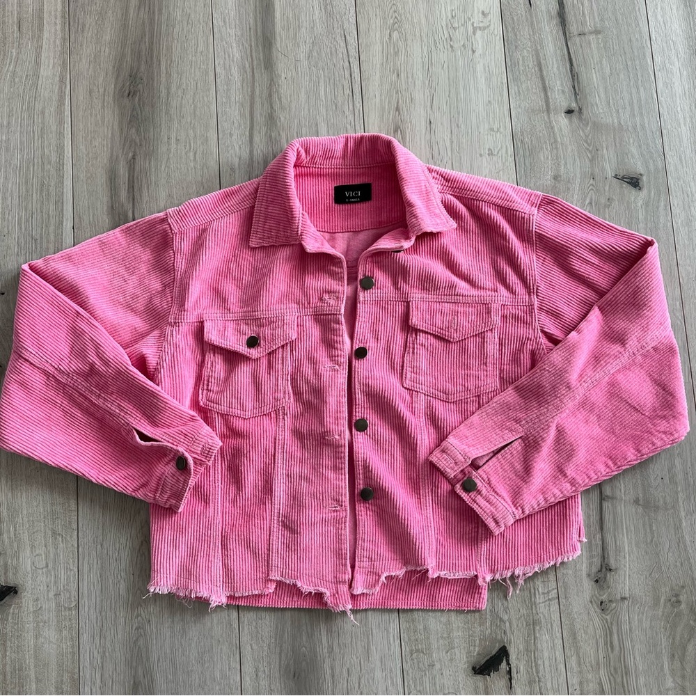 Vici Corduroy Denim Jacket size XS